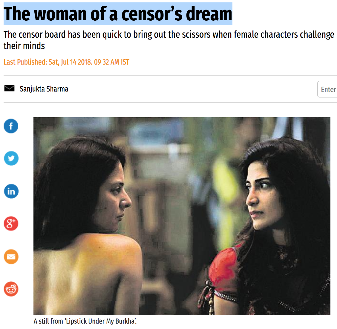 The woman of a censor’s dream